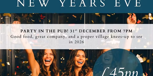 NEW YEARS EVE PARTY IN THE PUB