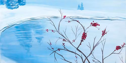 Toledo Paint & Sip Party \u2013 Winter Berries