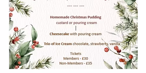 \ud83c\udf84Chinio Nadolig  & Noson Llywydd Cymdeithas Y Merlod a'r Cobiau Cymraeg Miss Sue Hardy