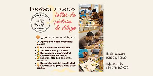 TALLER DE PINTURA Y COLOR : Descubre tu creatividad a trav\u00e9s del color