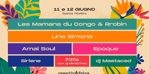creativAfrica    11-12/06    2026 — Cascina Falchera