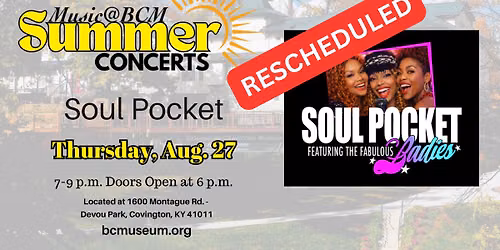 Music@BCM: Soul Pocket