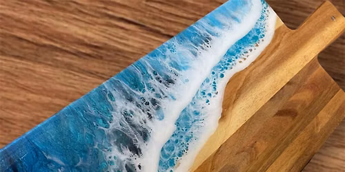 4th of July Sale! Coastal Currents: Ocean Resin Art
