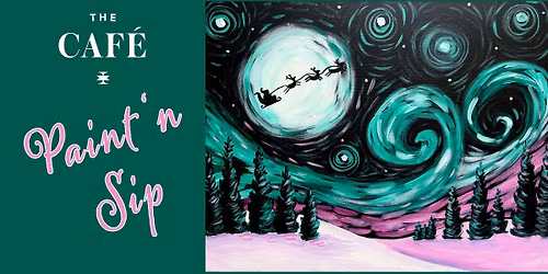 Holiday Paint and Sip \u2013 \u201cSanta\u2019s Moonlit Sleigh\u201d \u2013 San Diego