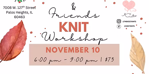 O\u2019Hata & Friends Knit Workshop