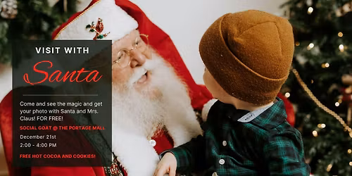 Visit with Santa & Mrs. Claus - COMPLETELY FREE