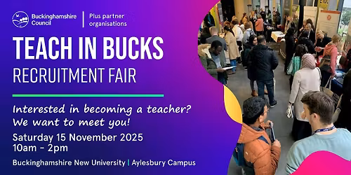 Teach in Bucks Recruitment Fair