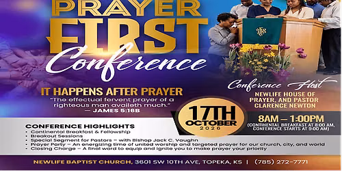 Prayer First Conference 2026:    It Happens with Prayer