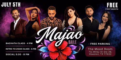 MAJAO BAILE SUNDAYS: BACHATA, ZOUK, SALSA