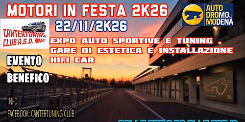 MOTORI IN FESTA 2K26