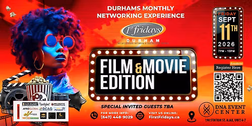 ::First Fridays Durham - Film & Movie Edition::
