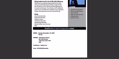 Men's Salon Progressions
