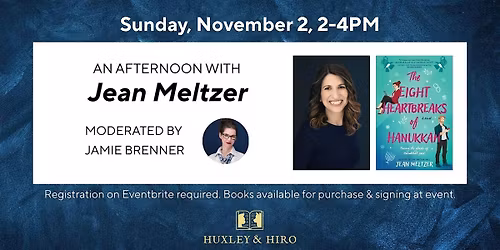 An Afternoon with Jean Meltzer at Huxley & Hiro