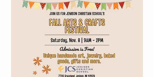 Jenison Christian School Fall Arts & Crafts Fest