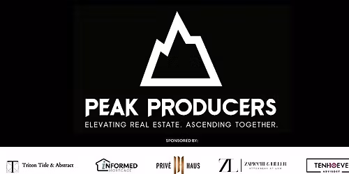 Peak Producers Mastermind Wednesday, September 9, 2026