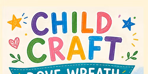 Dove Wreath Children's Craft Leytonstone Library