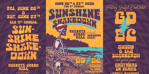 4th Annual "Sunshine Shakedown" With GD\/BC, Buddy & The Scarecrow And More