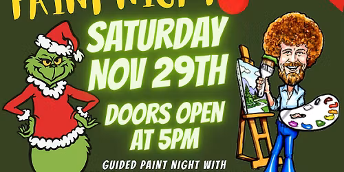 Grinch Paint Night in Johnston RI