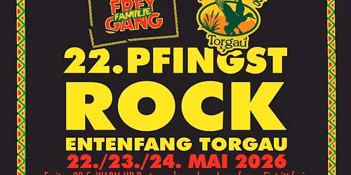 22.Pfingstrock & 5.Benefiz Festival in Torgau f\u00fcr die Mamoli Kids