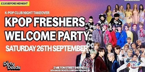 KPOP FRESHERS PARTY | DIRTY DEEDS