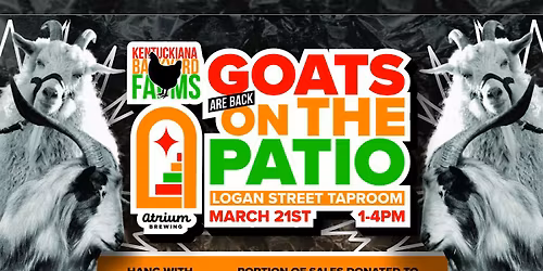 Baby Goats "Meet and Bleat" @Atrium | "Cool Friends" Amberbock Release