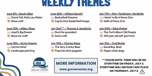 Friday Storytimes!