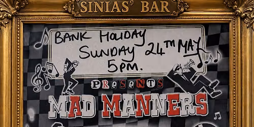 May Bank Holiday Sunday 24th 5pm 