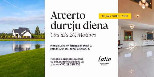 Atv\u0113rto durvju diena O\u0161u iel\u0101 20, Me\u017e\u0101r\u0113s