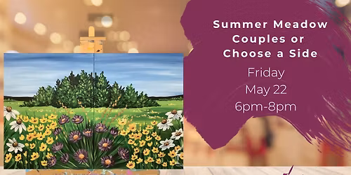 Paint and Sip: Couples or Choose a Side 