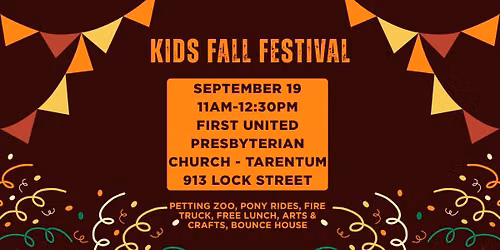 Kids Fall Festival - September 19