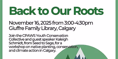 Back To Our Roots  Workshop