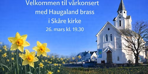 V\u00e5rkonsert med Haugaland brass