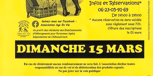 12ème Vide Grenier de l'Assocation Age En Vie