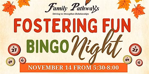 Fostering Fun Bingo