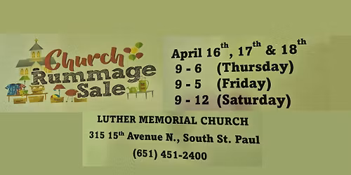 LMC Annual Rummage Sale