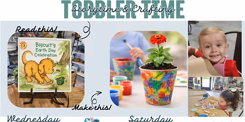 4\/22 & 4\/25 - Toddler Time \u2013 Biscuit\u2019s Earth Day Celebration Story & Craft - St Augustine, FL