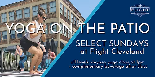 Yoga on the Patio at Flight Cleveland