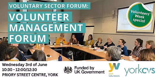 Volunteer Management Forum - Volunteers' Week Special