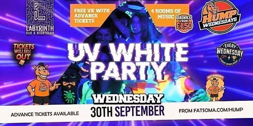 \ud83d\udc2b Hump Wednesdays \ud83d\udc2b FRESHERS RAVE!! \ud83c\udf1f Bath's Number One Wednesday Night!