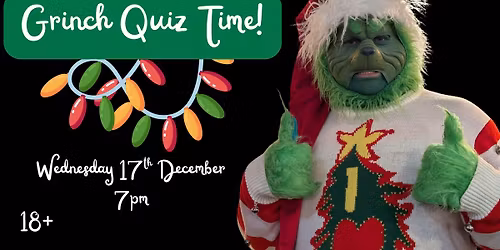 Grinch Christmas Quiz Night