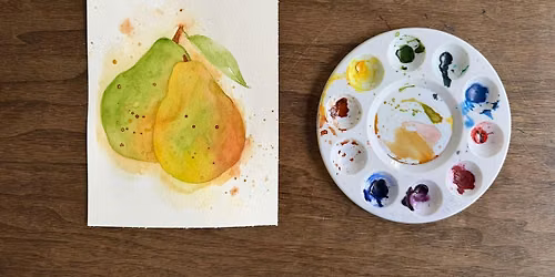 Watercolor Pears