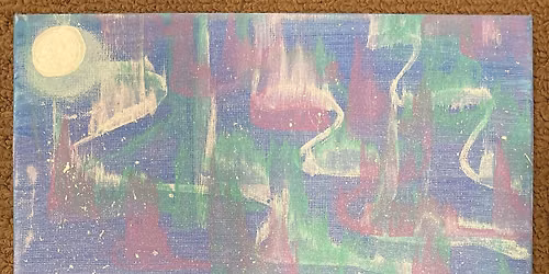 Northern lights paint night & wine