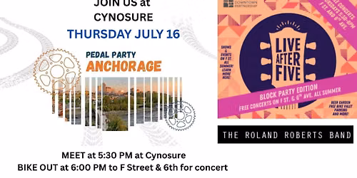 Week 6: Cynosure to Downtown (Roland Roberts Band concert)