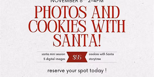 Pinkerton's Presents: Photos and Cookies with Santa