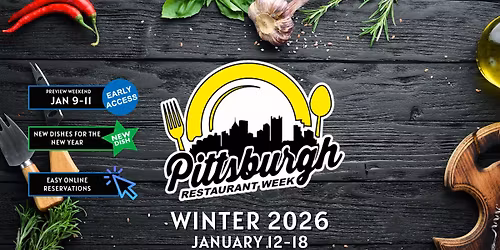 Pittsburgh Restaurant Week Winter 2026