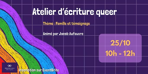 Atelier d'\u00e9criture queer