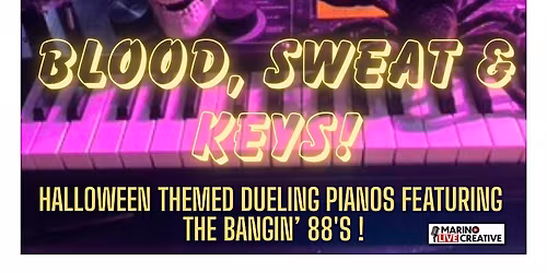 BLOOD SWEAT & KEYS! Halloween Dueling Pianos LIVE @ Margarittaville