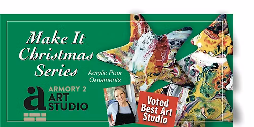 Acrylic Pour Ornaments - Make It Christmas