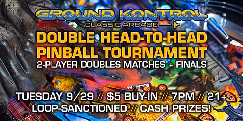 Double Head-To-Head Pinball Tournament