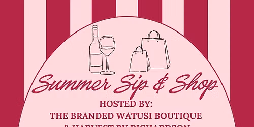 Summer Sip & Shop\u2600\ufe0f\ud83d\udecd\ufe0f\ud83e\udde1